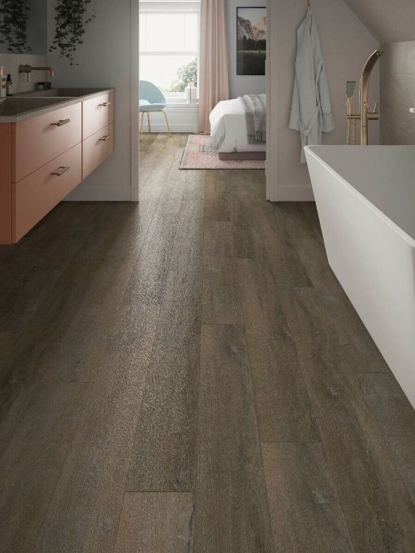 Antique Cedar Wood Effect Luxury Vinyl Tile (SPC) - 1219x177mm