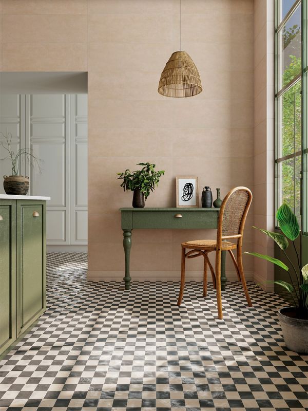Barroco Chess Decor Wall & Floor Tile - 225x225mm