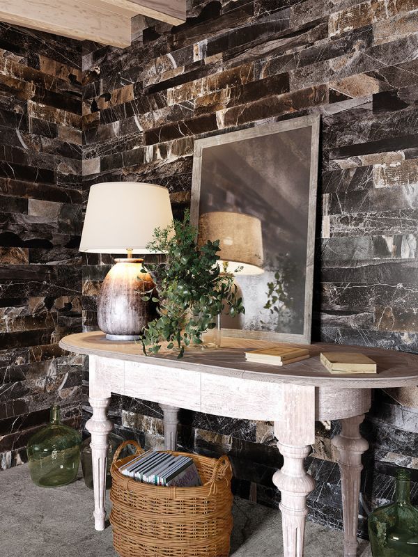 Bosco Nero Wall & Floor Tiles - 100x600mm