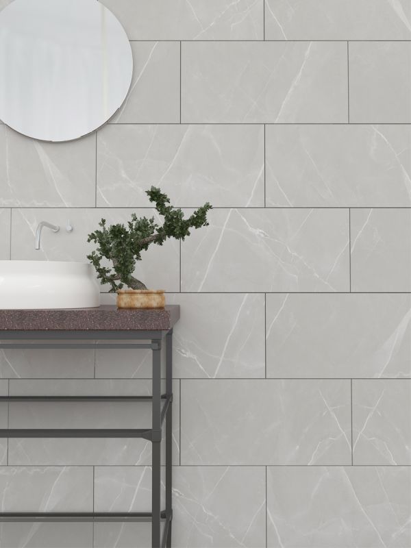 Brenzo Light Polished Tile - 1200x600mm