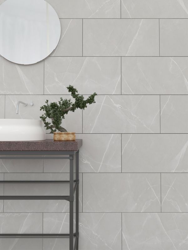 Brenzo Light Polished Tile - 600x300mm