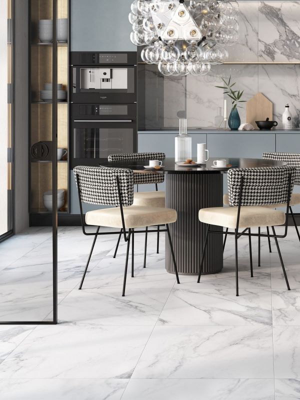Calacatta Bianco Porcelain Tile - 800x800mm
