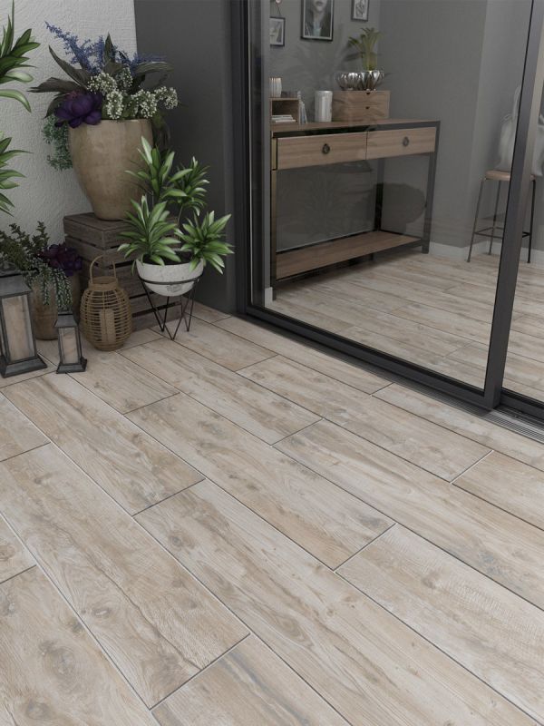 Elm Wood Outdoor Tile - 1200x300x20mm