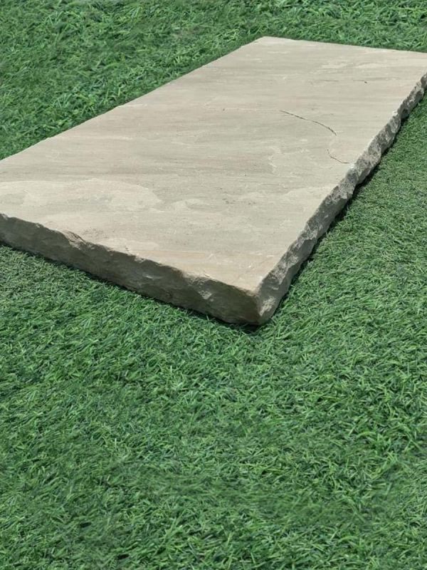 Fossil Mint Sandstone Paving Slabs - 900x300x40mm