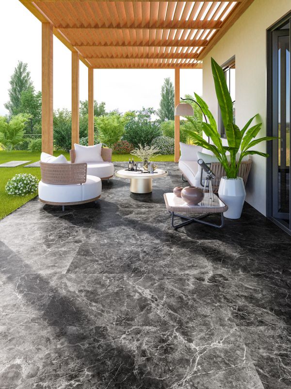 Italian Marmo Anthracite - 1200x600x20mm