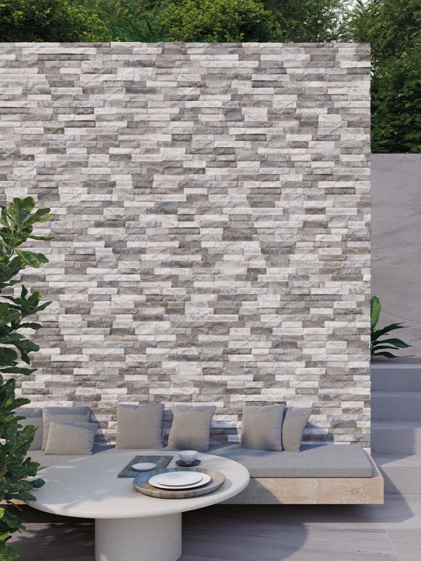 Ordino Grey Wall Tile - 80x442mm - Royale Stones