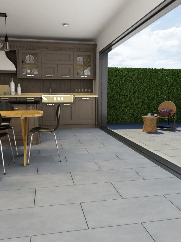 Concrete Grey Anti Slip Tile - 800x400x9.5mm