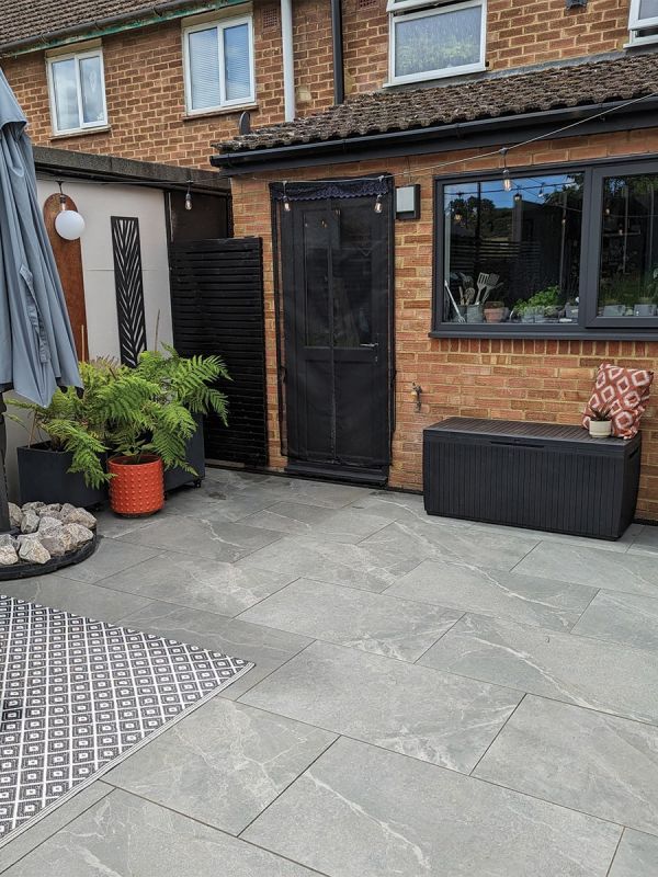 Roca Grey Outdoor Tile - 900x600x20mm