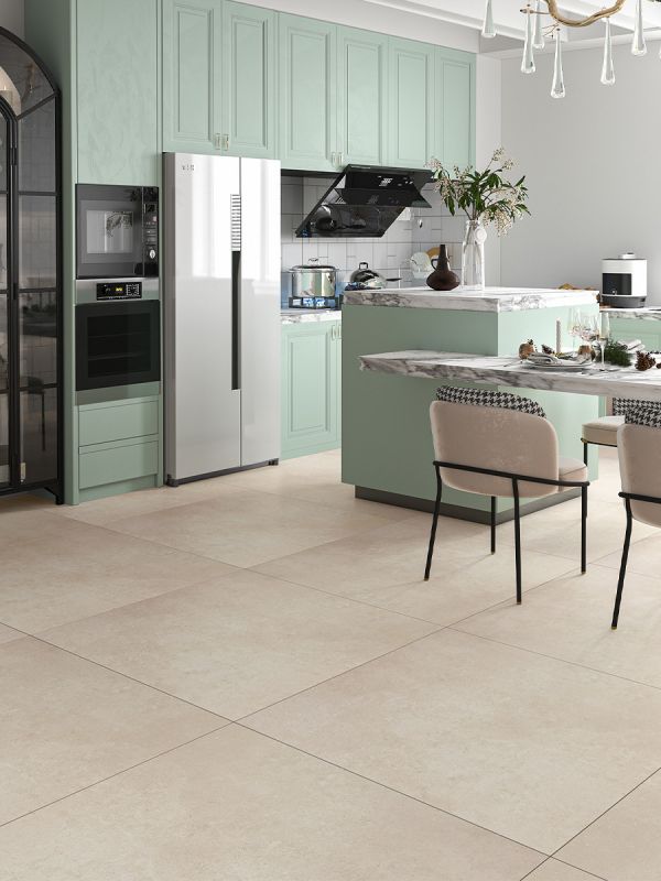 Rohe Cream Porcelain Tile - 1000x1000mm
