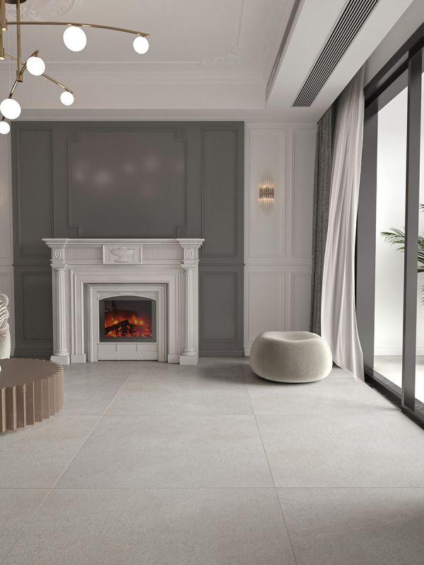 Rohe Snow Porcelain Tile - 1000x1000mm