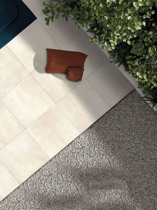 Sahara Beige Outdoor Porcelain Paving Slabs - 900x600x20mm