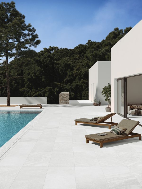 Idemo White Outdoor Porcelain - 1000x1000x20mm

