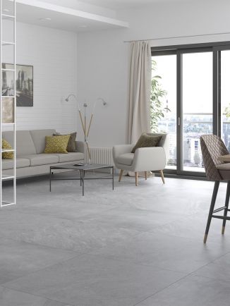 Idemo Grey Porcelain Tile - 1000x1000x10mm